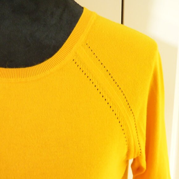 Ann Taylor Knit Top in Bright Orange - Picture 3 of 5
